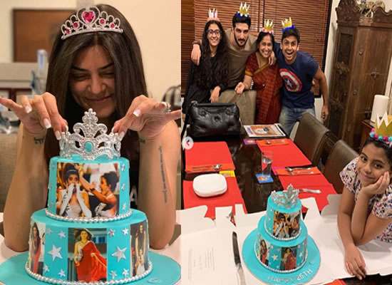 Sushmita Sen to celebrate her Miss Universe achievement with family after 25 years! Sushmita Sen to celebrate her Miss Universe achievement with family after 25 years!
