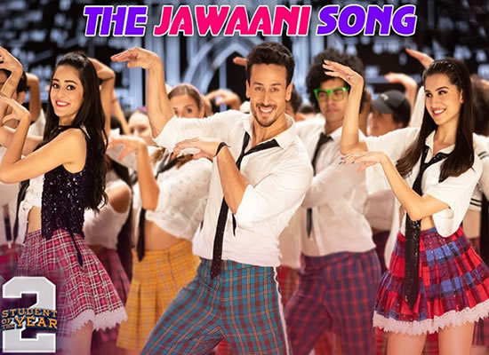 The Jawaani song of film Student of the Year 2 at no. 4 from 31st May to 6th June! The Jawaani song of film Student of the Year 2 at no. 4 from 31st May to 6th June!