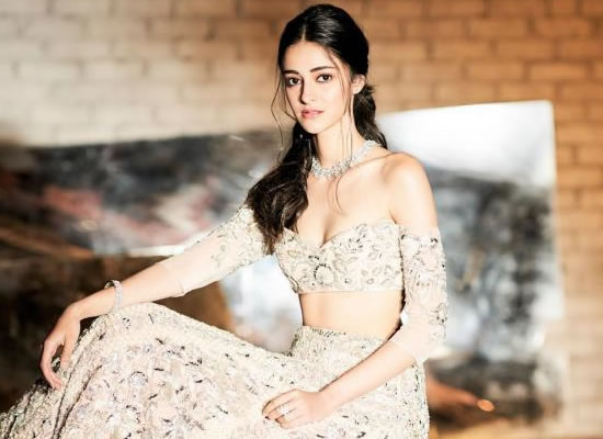 Ananya Pandey's adorable look in Manish Malhotra ensemble! Ananya Pandey's adorable look in Manish Malhotra ensemble!
