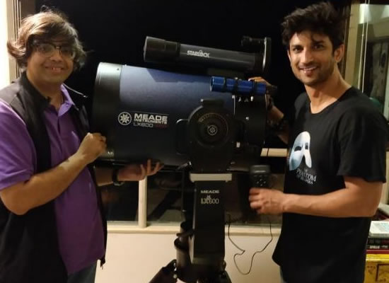 Sushant turns a proud owner of one of the most-advanced telescopes in the world! Sushant turns a proud owner of one of the most-advanced telescopes in the world!