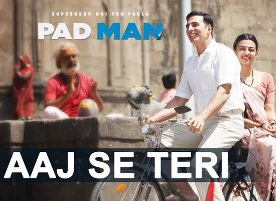Aaj Se Teri song of film Pad Man at No. 1 from 5th Jan to 11th Jan! Aaj Se Teri song of film Pad Man at No. 1 from 5th Jan to 11th Jan!