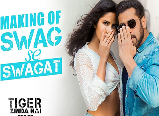 Swag Se Swagat song of film Tiger Zinda Hai at No. 7 from 5th October to 11th October! Swag Se Swagat song of film Tiger Zinda Hai at No. 7 from 5th October to 11th October!