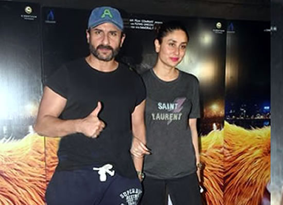 Saif and Kareena attend the screening of Kaalakaandi! Saif and Kareena attend the screening of Kaalakaandi!