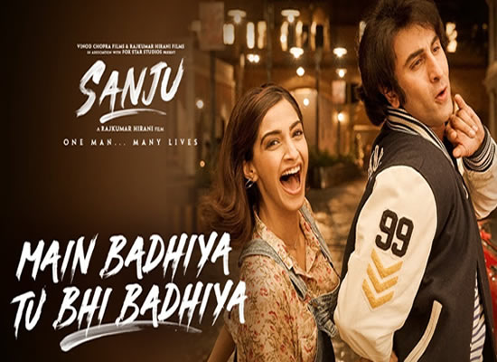 Main Badhiya Tu Bhi Badhiya song of film Sanju at No. 2 from 22nd June to 28th June! Main Badhiya Tu Bhi Badhiya song of film Sanju at No. 2 from 22nd June to 28th June!