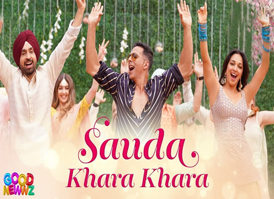 Sauda Khara Khara song of film Good Newwz at No. 6 from 13th Dec. to 19th Dec.!