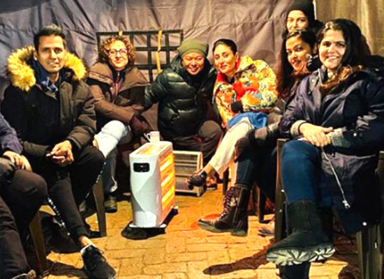 Kareena Kapoor Khan's chilly night with Laal Singh Chaddha's team!