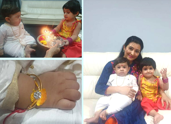 Radhika Pandit's loveable moments with family while celebrating Raksha Bandhan!