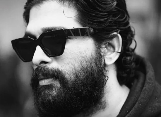 Allu Arjun's loveable new look in his latest monochrome pic!