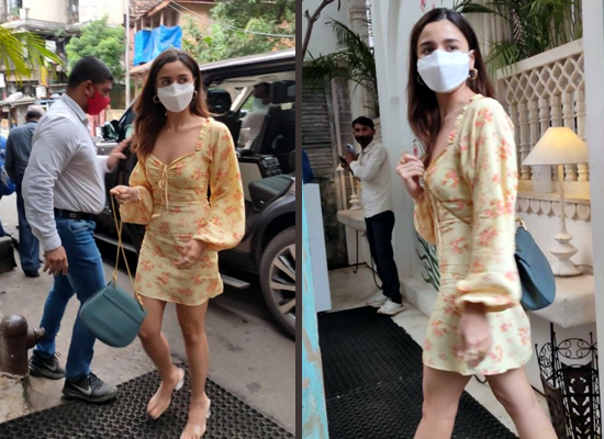 Alia Bhatt looks chic in her floral dress during a lunch date!
