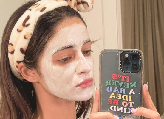 Ananya Panday to share a selfie with a face pack!