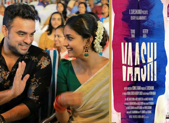 Keerthy Suresh and Tovino Thomas to unite for a film titled Vaashi!