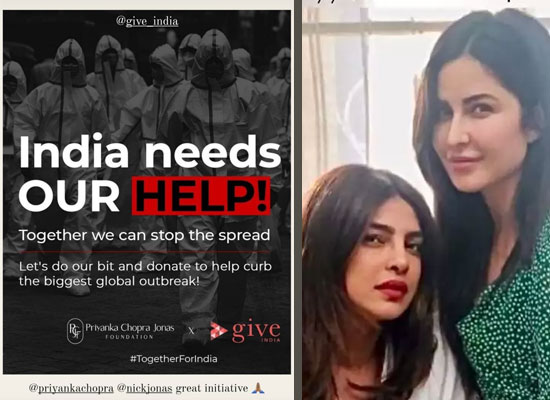 Katrina praises Priyanka and Nick Jonas for raising COVID 19 fund for India!