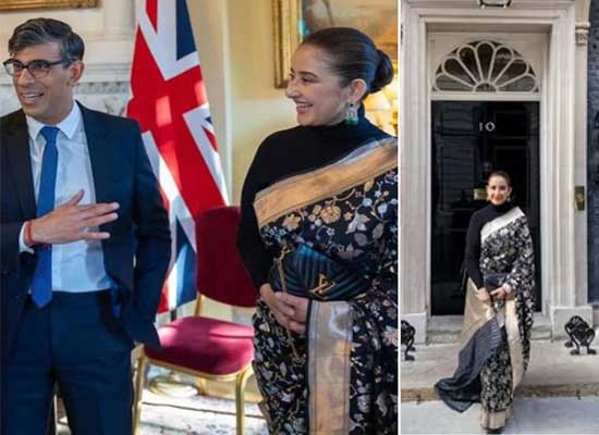 Manisha Koirala to share a loveable pic from her meeting with UK PM Rishi Sunak in London!
