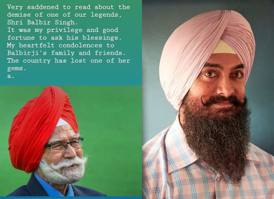 Aamir Khan's heartfelt post on the demise of hockey legend Balbir Singh Sr.!