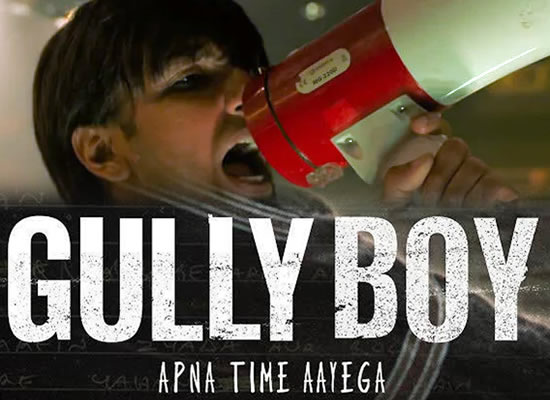 Apna Time Aayega song of film Gully Boy at No. 3 from 13th September to 19th September!