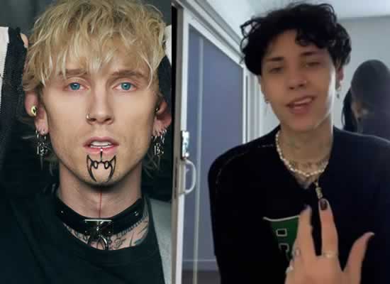 Travis Barker''s son Landon joins Machine Gun Kelly on stage amid dad's hospitalization!