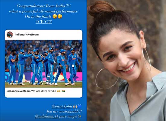 Alia Bhatt to congratulate Team India on her social media!