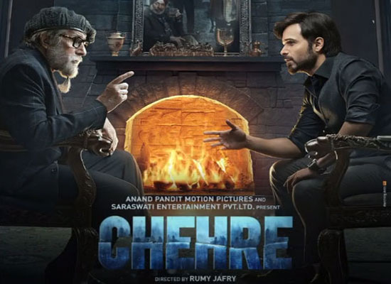 Emraan Hashmi and Big B's intense look in the new poster of Chehre! Emraan Hashmi and Big B's intense look in the new poster of Chehre!