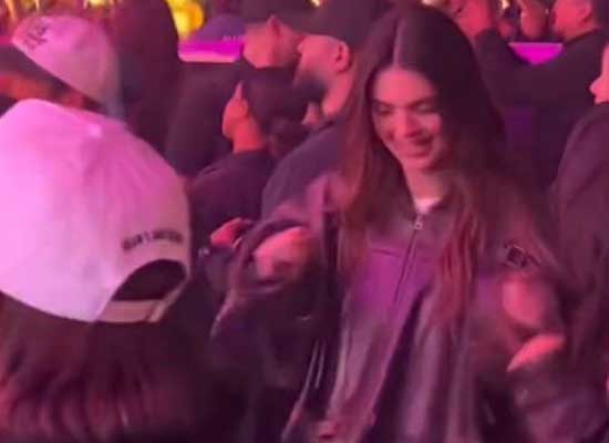 Kendall Jenner's dance moves during Bad Bunny's performance at Coachella! Kendall Jenner's dance moves during Bad Bunny's performance at Coachella!