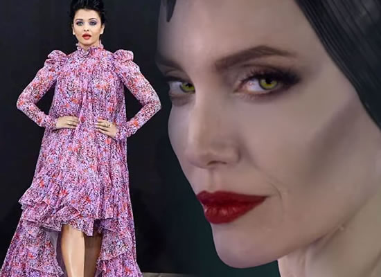 Aishwarya's voice for Angelina Jolie in the Hindi version of Maleficent: Mistress of Evil! Aishwarya's voice for Angelina Jolie in the Hindi version of Maleficent: Mistress of Evil!