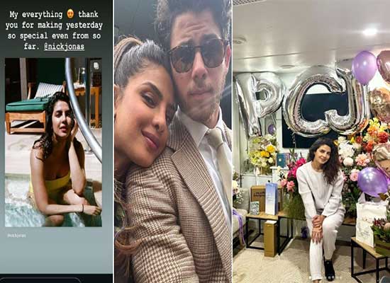 Priyanka Chopra thanks hubby Nick Jonas for making his 'presence felt in special ways'!