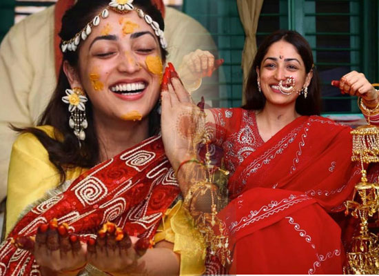 Yami Gautam to share lovely pics from her wedding's Haldi ceremony!