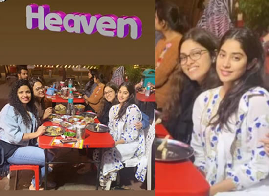Janhvi Kapoor relishes 'Punjabi Food' during the Dostana 2's shooting in Chandigarh!