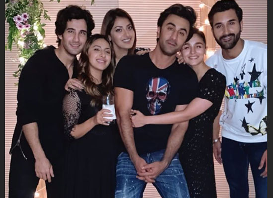 Alia and Ranbir's romantic moments at a friend's birthday party!