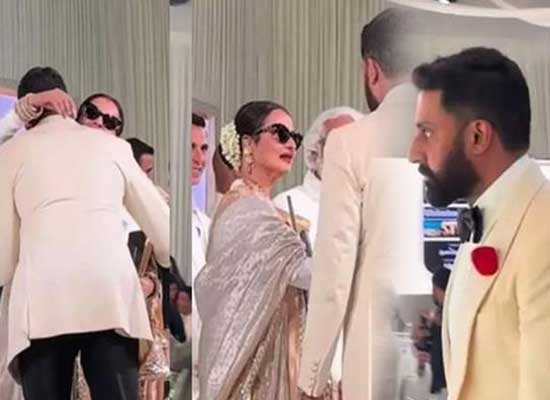 Abhishek Bachchan Hugs Rekha in Public, But THIS Star Gets Ignored!