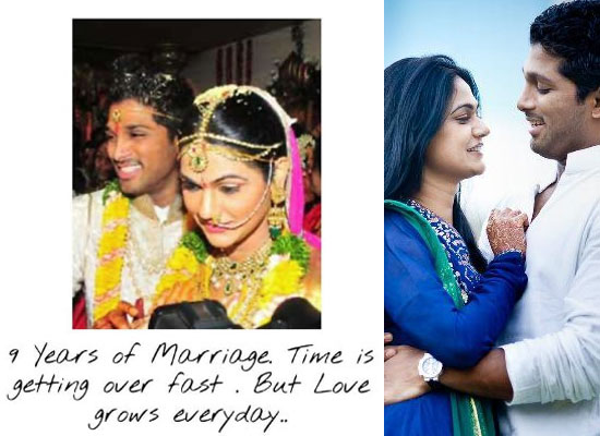 Allu Arjun wishes wife Sneha on their anniversary with beautiful wedding photo! Allu Arjun wishes wife Sneha on their anniversary with beautiful wedding photo!