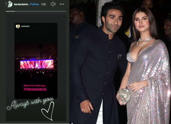 Tara Sutaria's loveable message for boyfriend Aadar Jain in her recent post!