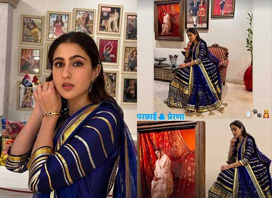 Sara Ali Khan to pose in ethnic with mother Amrita Singh's portrait!
