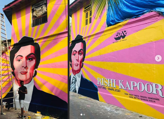 Artists pay an artsy tribute to the legendary star Rishi Kapoor!