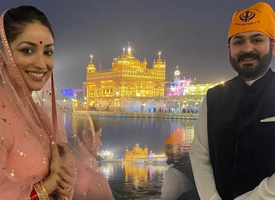 Yami Gautam and Aditya Dhar's first visit to Golden Temple after marriage!
