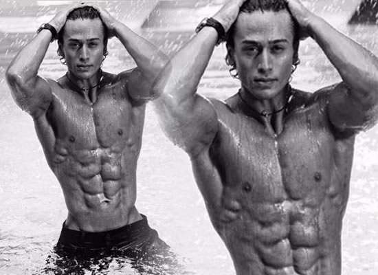 Tiger Shroff to share a throwback pic of his washboard abs from a shoot!