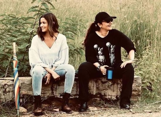 Alia Bhatt's lovely moments with sister Pooja Bhatt from the sets of Sadak 2!