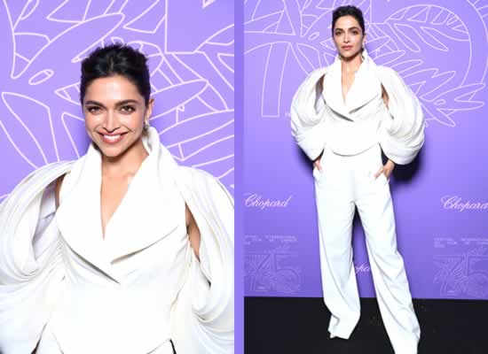 Deepika Padukone's chic avatar in white co-ord set with balloon sleeves!