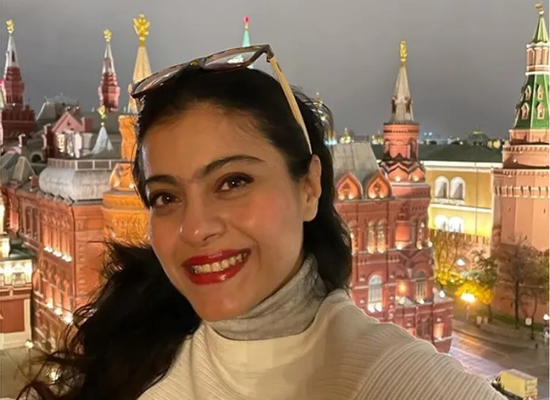 Kajol to share a lovely selfie in front of the famous Red Square from Moscow!