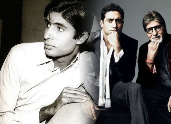 Abhishek celebrates 50 years of Big B's Bollywood journey with a throwback photo!