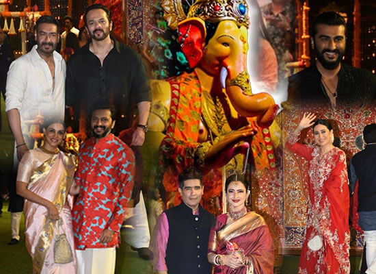 Celebs mark their presence at Ambani's Ganesh Chaturthi celebrations!