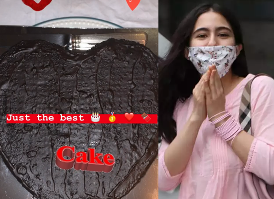 Sara Ali Khan ditches her diet for a delicious chocolate cake!