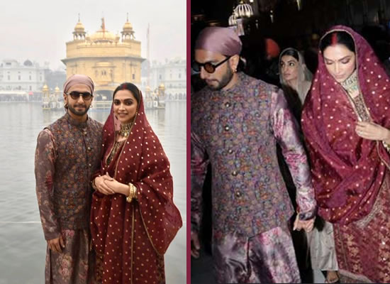 Deepika and Ranveer to visit Golden Temple on their first wedding anniversary!