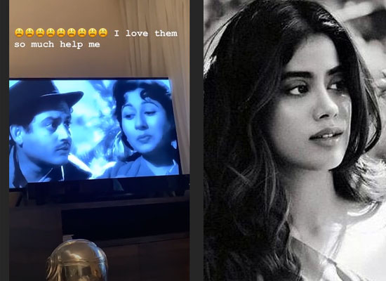 Janhvi Kapoor loves to watch Guru Dutt and Madhubala in Mr and Mrs '55!