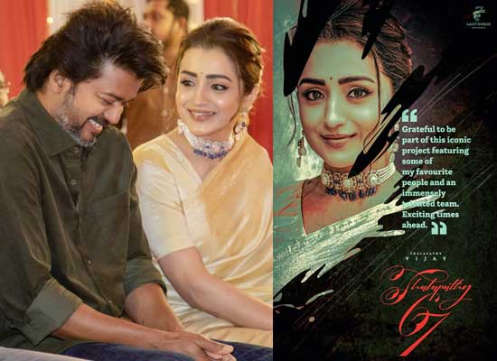 Trisha Krishnan and Vijay unite gain for Lokesh Kanagaraj's film after 14 long years!