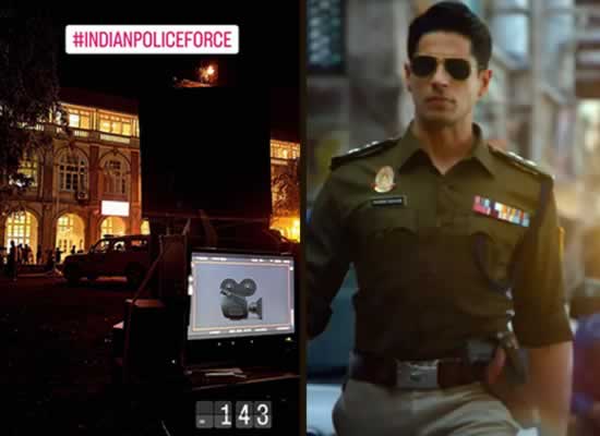 Sidharth Malhotra to share a BTS pic from sets of Indian Police Force!