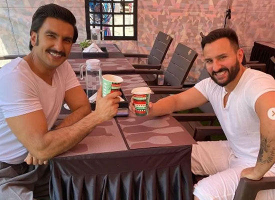 Ranveer Singh and Saif Ali Khan to enjoy a cup of coffee together on the sets!