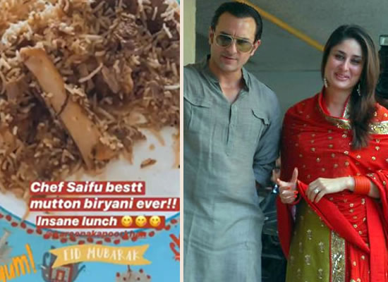 Kareena to share a photo of Eid biryani cooked by 'chef' Saif Ali Khan!